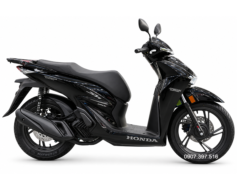 Honda SH150i Ý đen bóng 2027 tại Quảng Ngãi - Sơn bóng lịch sự, tiện ích cho mỗi ngày