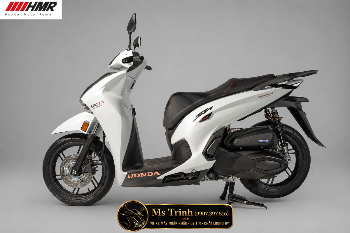 Honda SH350i nhập Ý 2026 tại Quảng Ngãi - SH350i Sporty Trắng Nhám, Xám Bóng Đẳng Cấp Chuẩn Ý