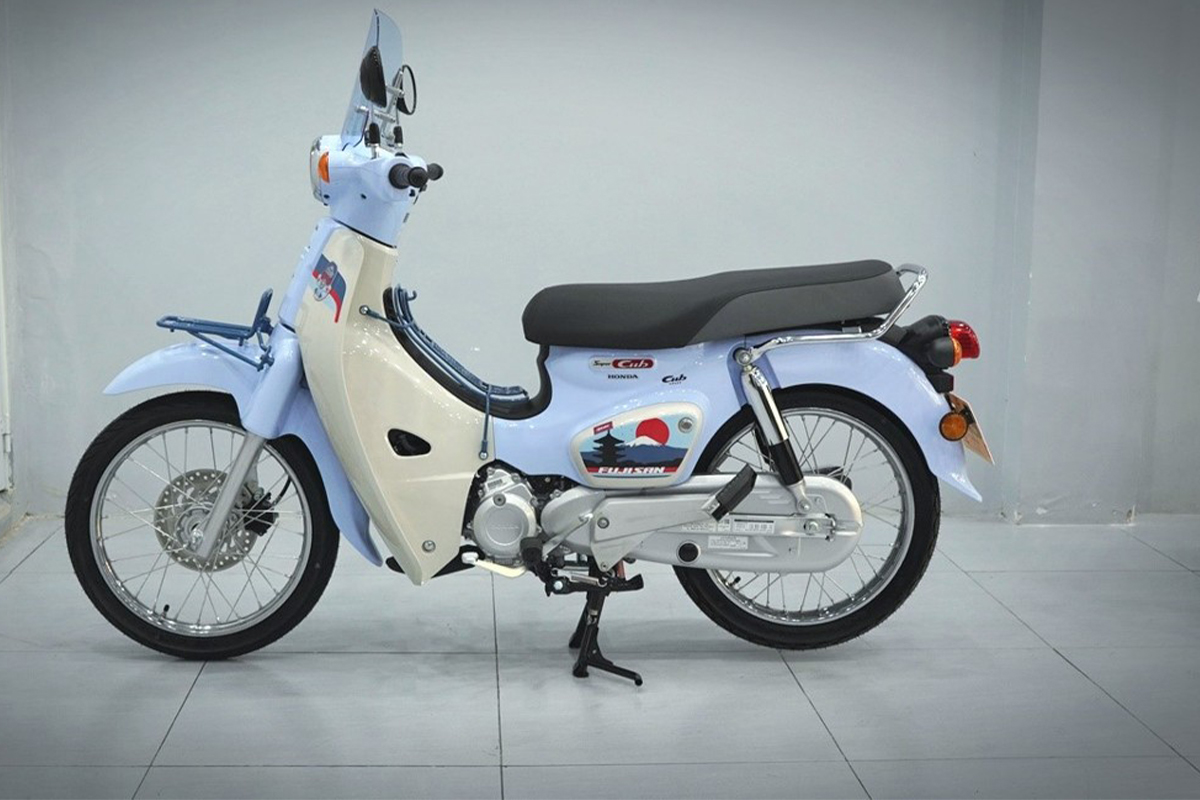 Honda Cub 110 Fujisan bản giới hạn tại Quảng Ngãi - Thiết kế đậm chất Nhật Bản