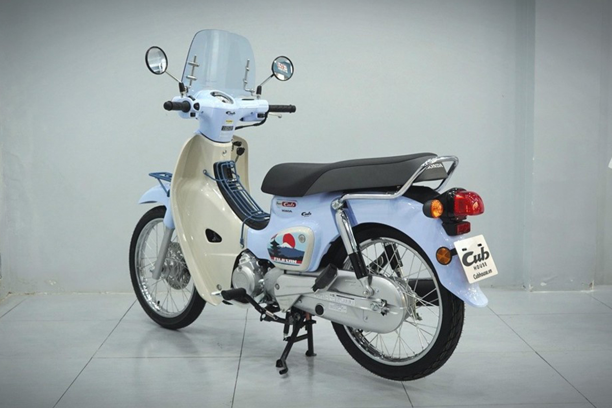 Honda Cub 110 Fujisan bản giới hạn tại Quảng Ngãi - Thiết kế đậm chất Nhật Bản