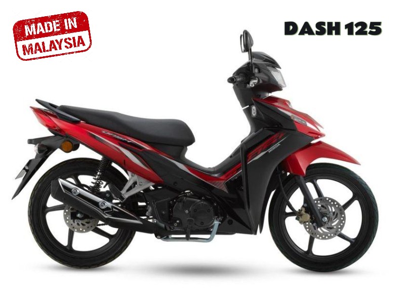 Honda Dash125 2025, 2 thắng dĩa, NK Chính Hãng Malaysia tại Quảng Ngãi