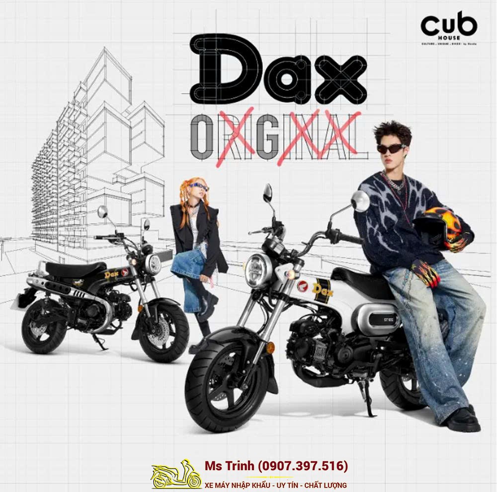 Honda Dax 125 2026 tại Quảng Ngãi - Minibike Huyền Thoại Khung T-Bone Độc Đáo