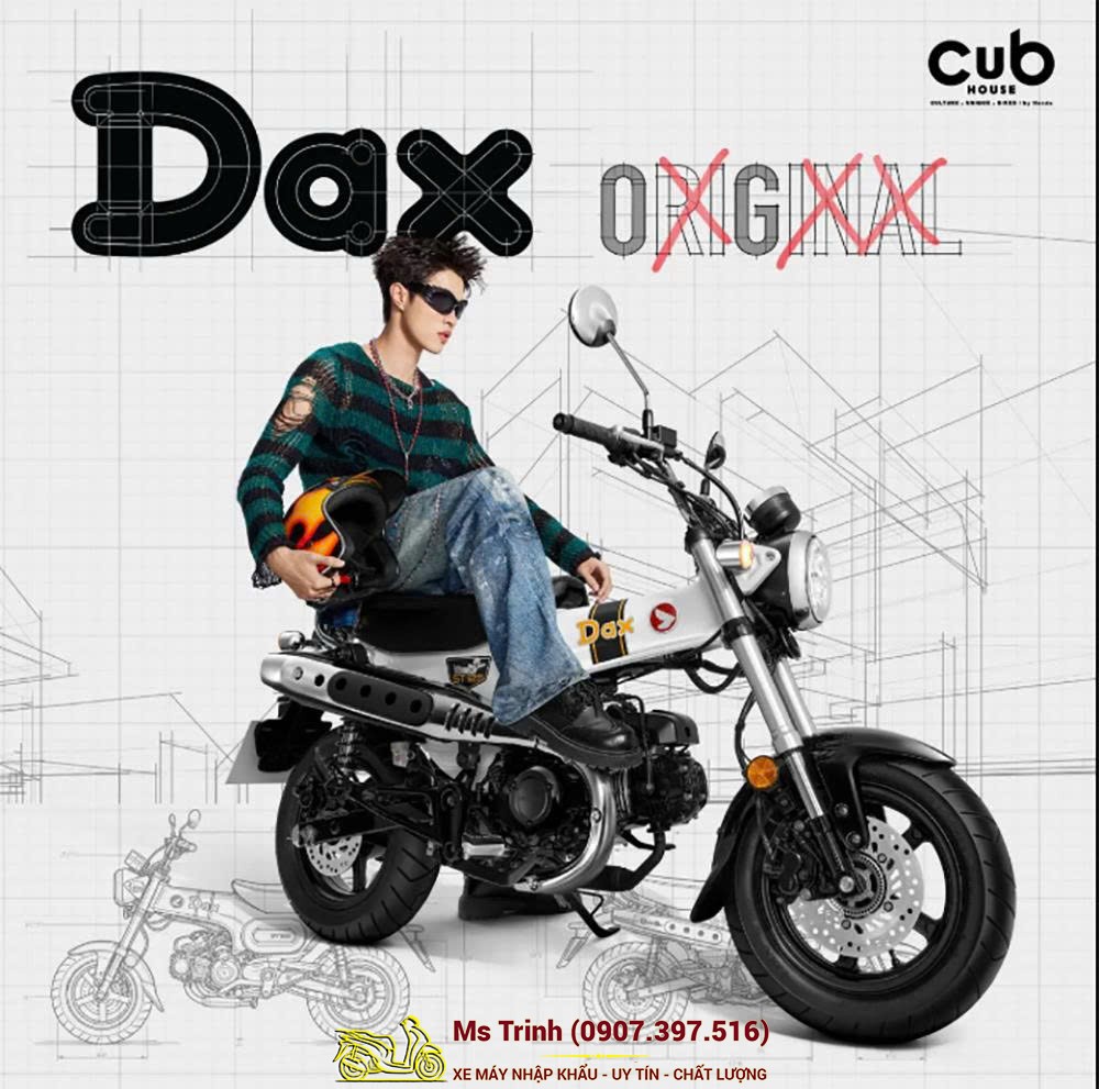 Honda Dax 125 2026 tại Quảng Ngãi - Minibike Huyền Thoại Khung T-Bone Độc Đáo