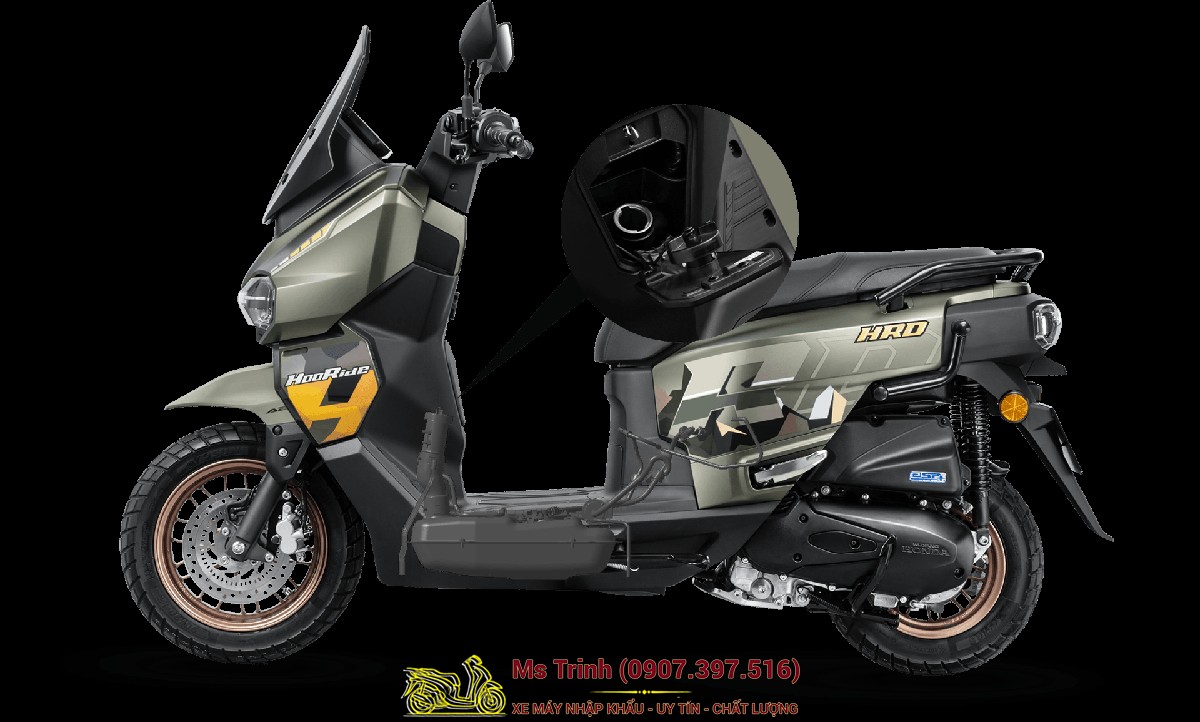 Honda HRD125 2026 - Xe tay ga ADV cá tính, ABS 2 kênh, công nghệ hiện đại tại Quảng Ngãi