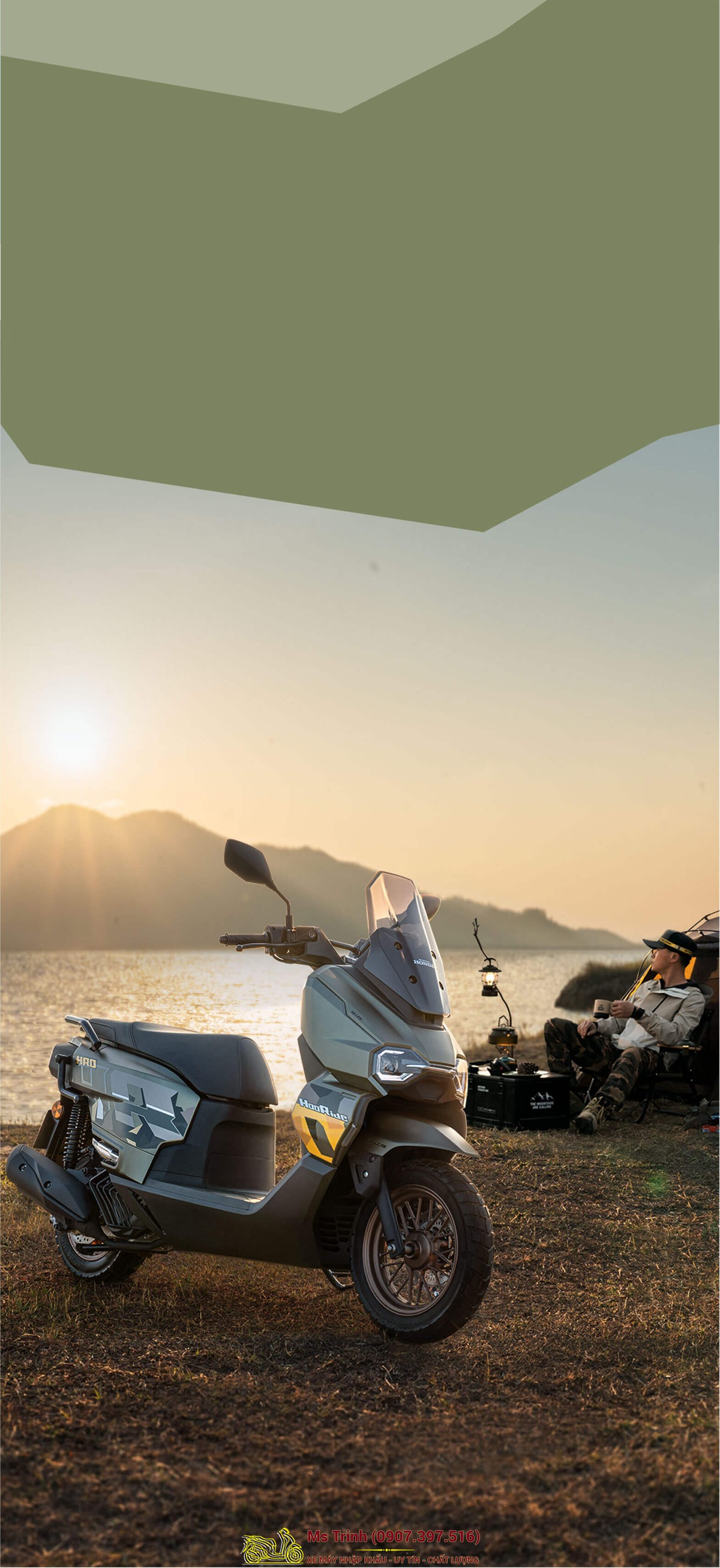 Honda HRD125 2026 - Xe tay ga ADV cá tính, ABS 2 kênh, công nghệ hiện đại tại Quảng Ngãi