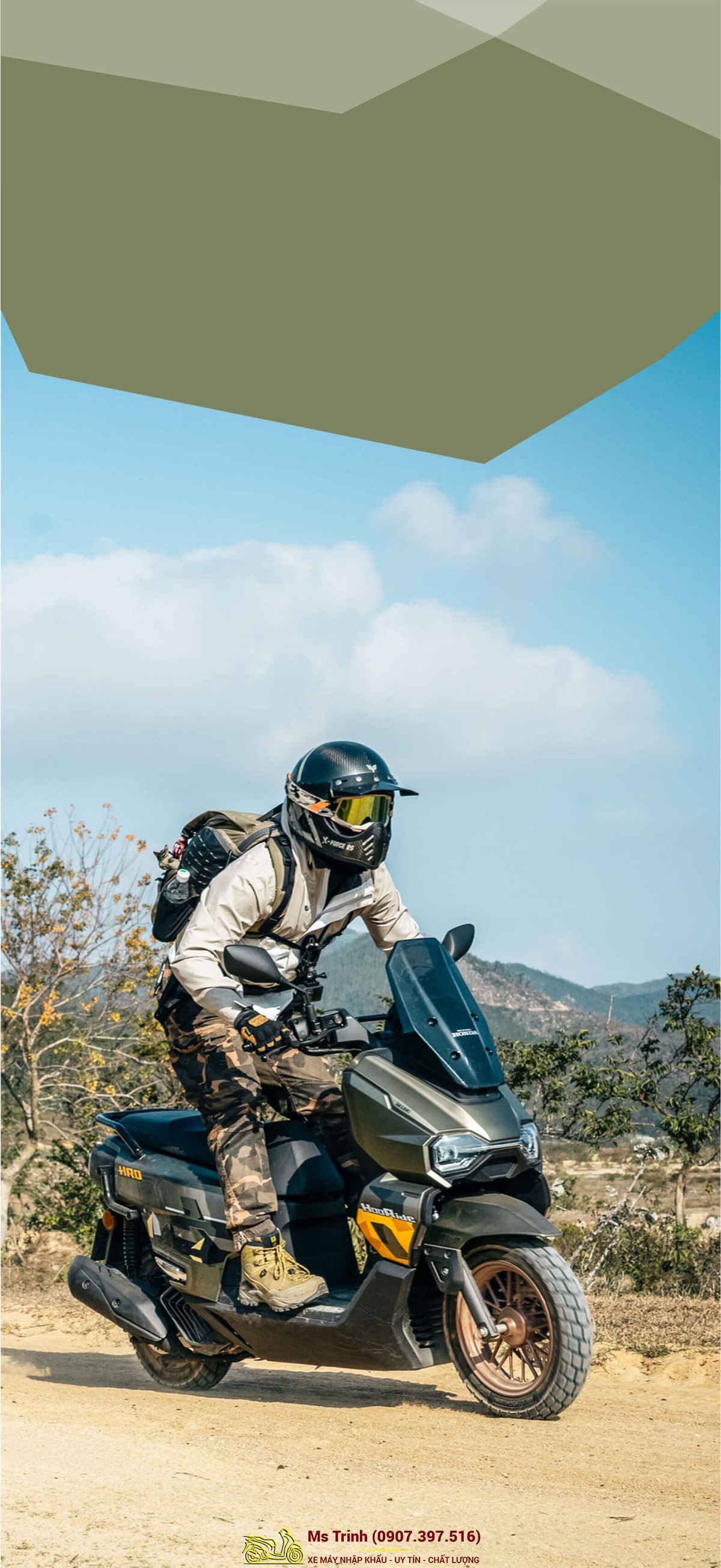 Honda HRD125 2026 - Xe tay ga ADV cá tính, ABS 2 kênh, công nghệ hiện đại tại Quảng Ngãi