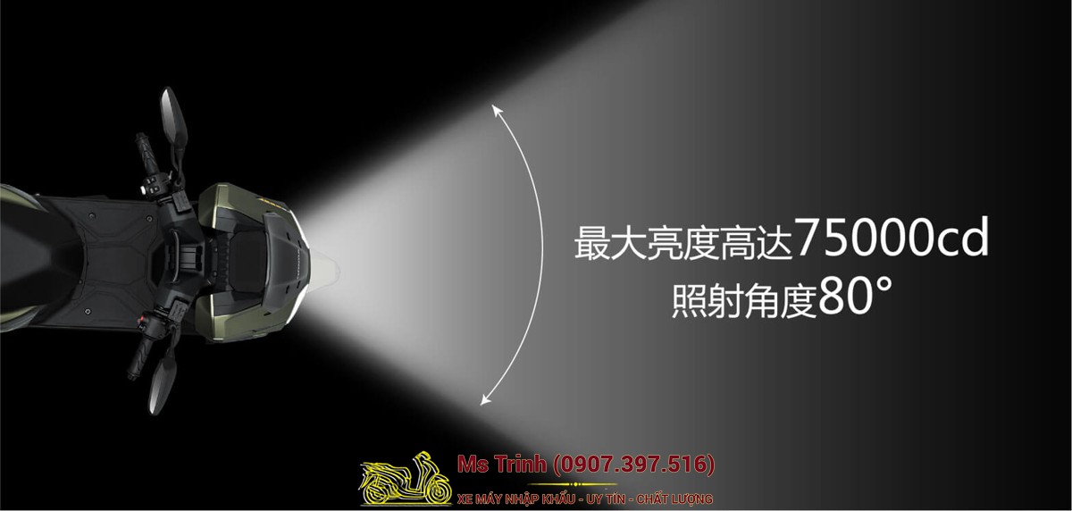 Honda HRD125 2026 - Xe tay ga ADV cá tính, ABS 2 kênh, công nghệ hiện đại tại Quảng Ngãi