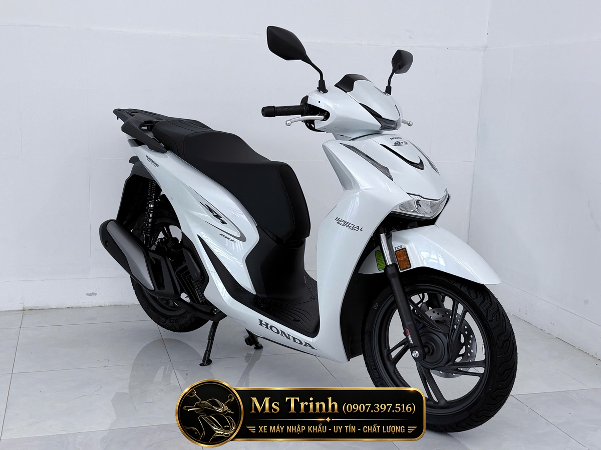 Honda SH150i Special Edition Standard nhập HMR Ý màu trắng tại Quảng Ngãi: Giá trị nằm trong từng chi tiết nguyên bản