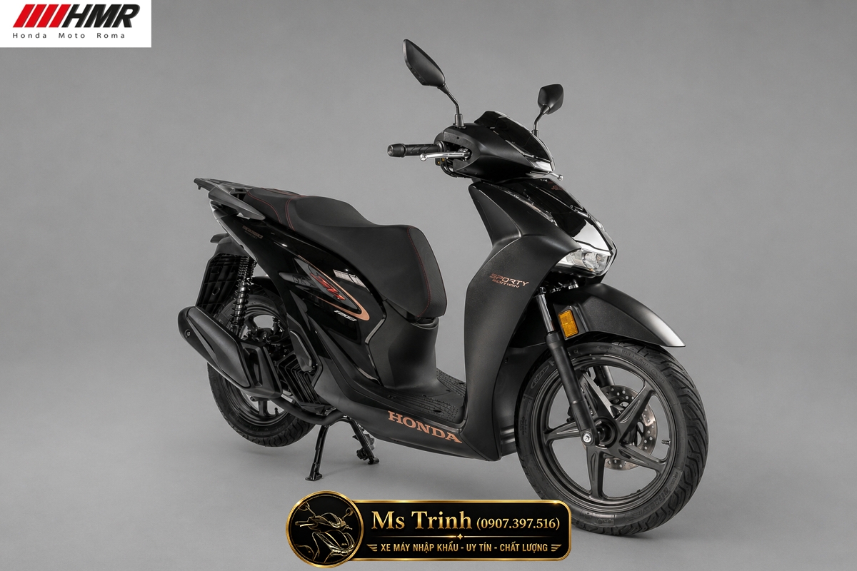 Honda SH150i nhập Ý 2026 Sporty màu đen tại Quảng Ngãi - Mẫu SH Ý cao cấp được săn đón nhất hiện nay