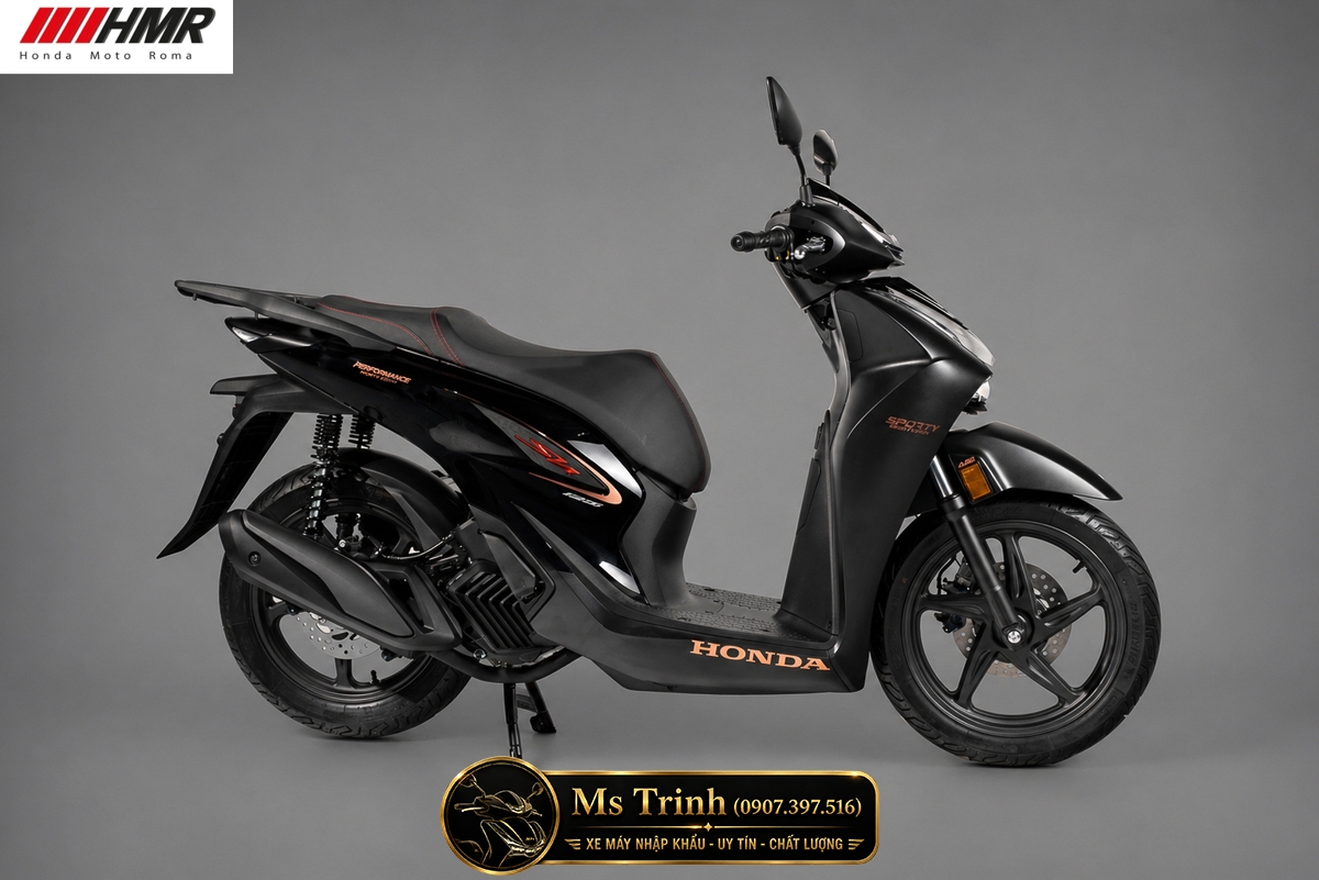 Honda SH150i nhập Ý 2026 Sporty màu đen tại Quảng Ngãi - Mẫu SH Ý cao cấp được săn đón nhất hiện nay
