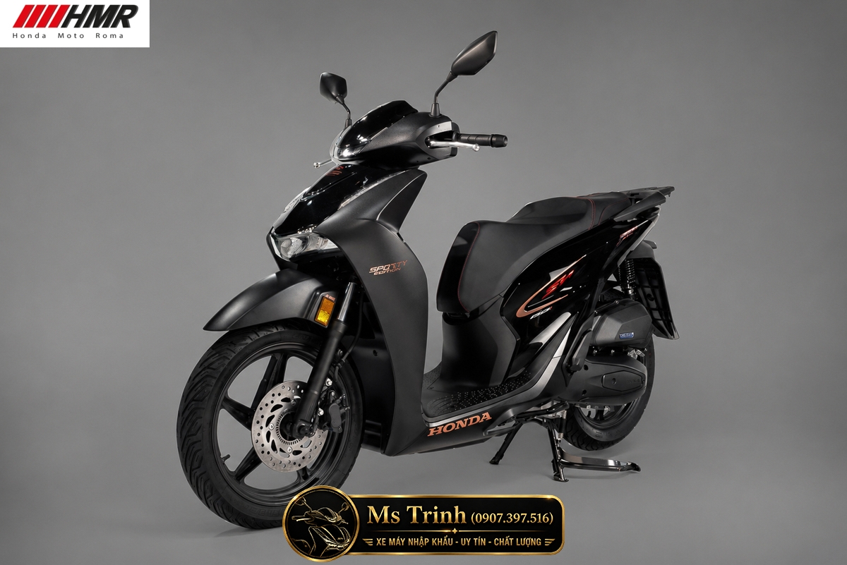 Honda SH150i nhập Ý 2026 Sporty màu đen tại Quảng Ngãi - Mẫu SH Ý cao cấp được săn đón nhất hiện nay
