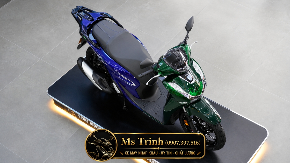 Honda SH150i Vetro Green - Sapphire tại Quảng Ngãi: SH Ý Limited 200 xe