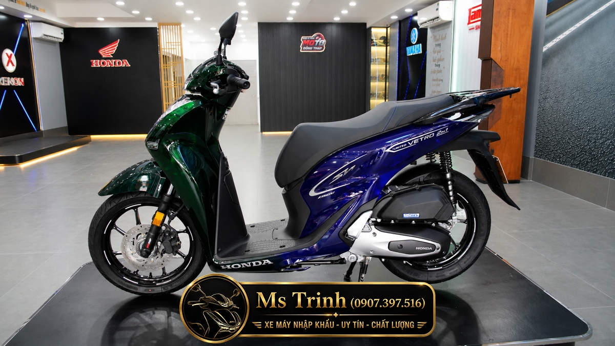Honda SH150i Vetro Green - Sapphire tại Quảng Ngãi: SH Ý Limited 200 xe