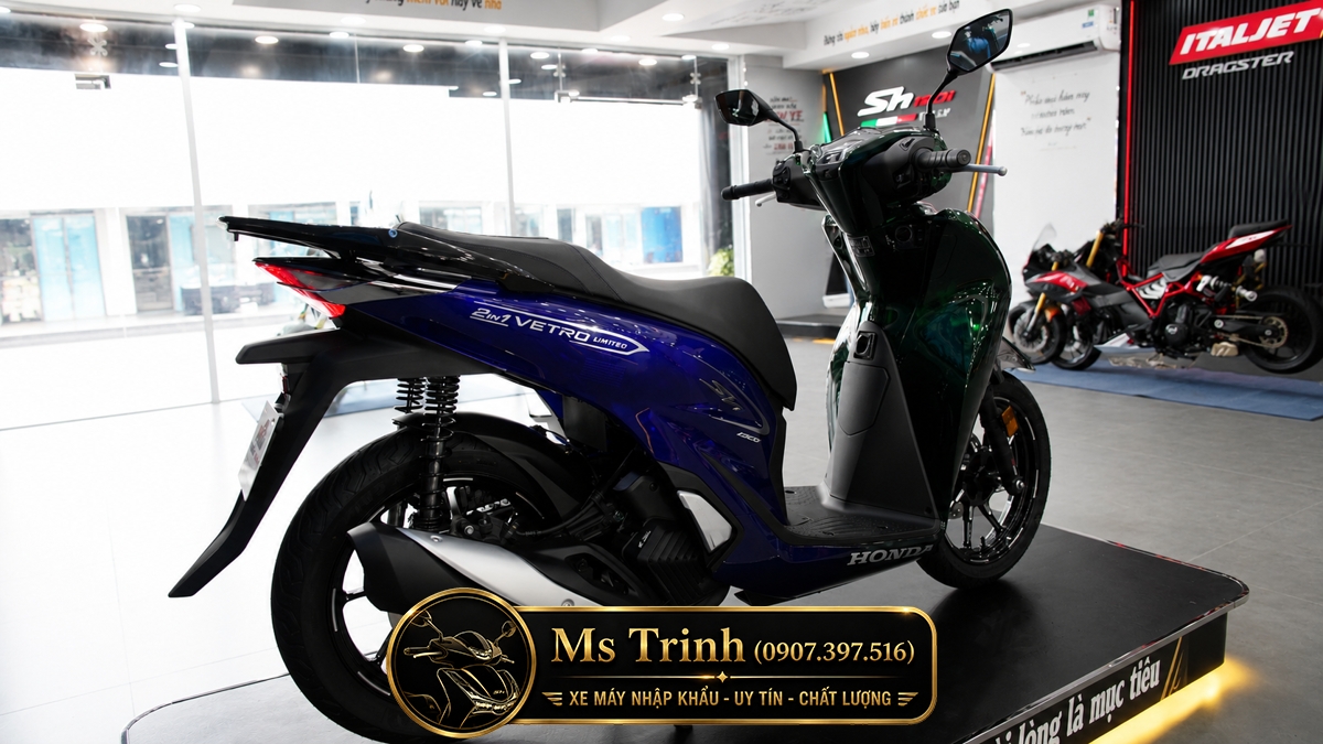Honda SH150i Vetro Green - Sapphire tại Quảng Ngãi: SH Ý Limited 200 xe