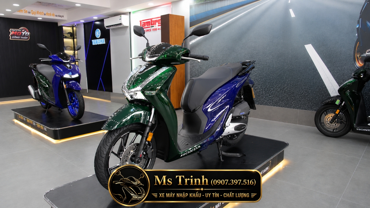 Honda SH150i Vetro Green - Sapphire tại Quảng Ngãi: SH Ý Limited 200 xe
