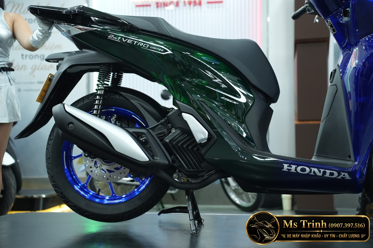 Honda SH150i Vetro Sapphire - Green tại Quảng Ngãi: SH Ý 2 trong 1 giới hạn 200 xe