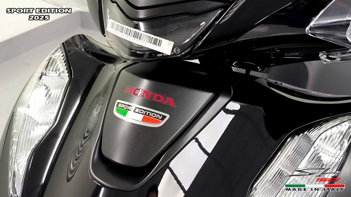 Honda SH150i 2025 Italy Sport Edition Màu Đen, Nhập Chính Hãng, Giá Rẻ tại Quảng Ngãi