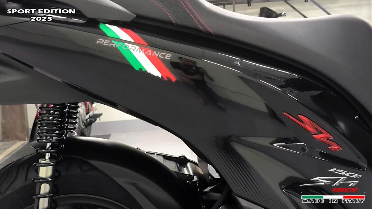Honda SH150i 2025 Italy Sport Edition Màu Đen, Nhập Chính Hãng, Giá Rẻ tại Quảng Ngãi
