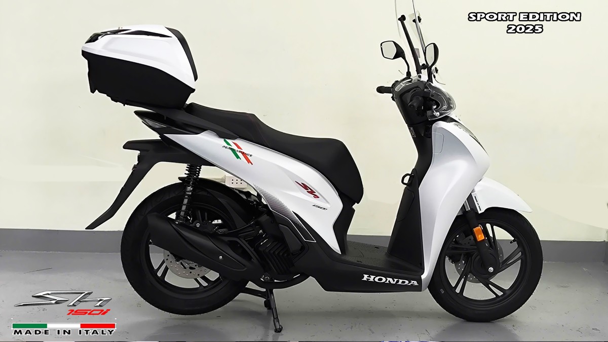 Honda SH150i Sport Edition 2025 Trắng, Made In Italy, Nhập Chính Hãng tại Quảng Ngãi