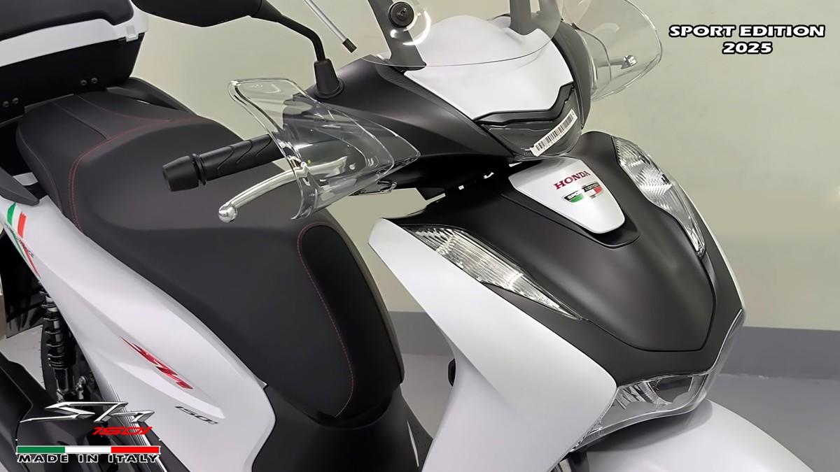 Honda SH150i Sport Edition 2025 Trắng, Made In Italy, Nhập Chính Hãng tại Quảng Ngãi