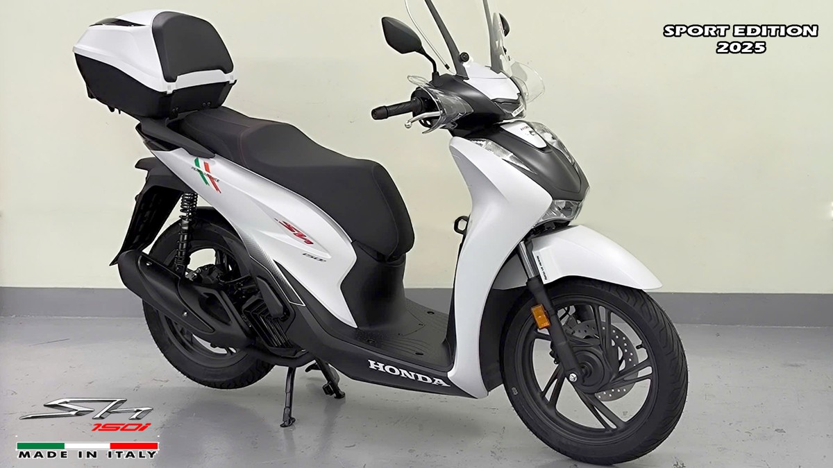 Honda SH150i Sport Edition 2025 Trắng, Made In Italy, Nhập Chính Hãng tại Quảng Ngãi