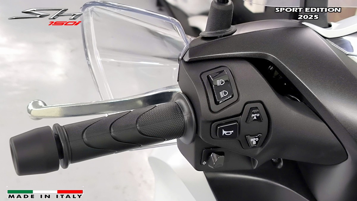 Honda SH150i Sport Edition 2025 Trắng, Made In Italy, Nhập Chính Hãng tại Quảng Ngãi
