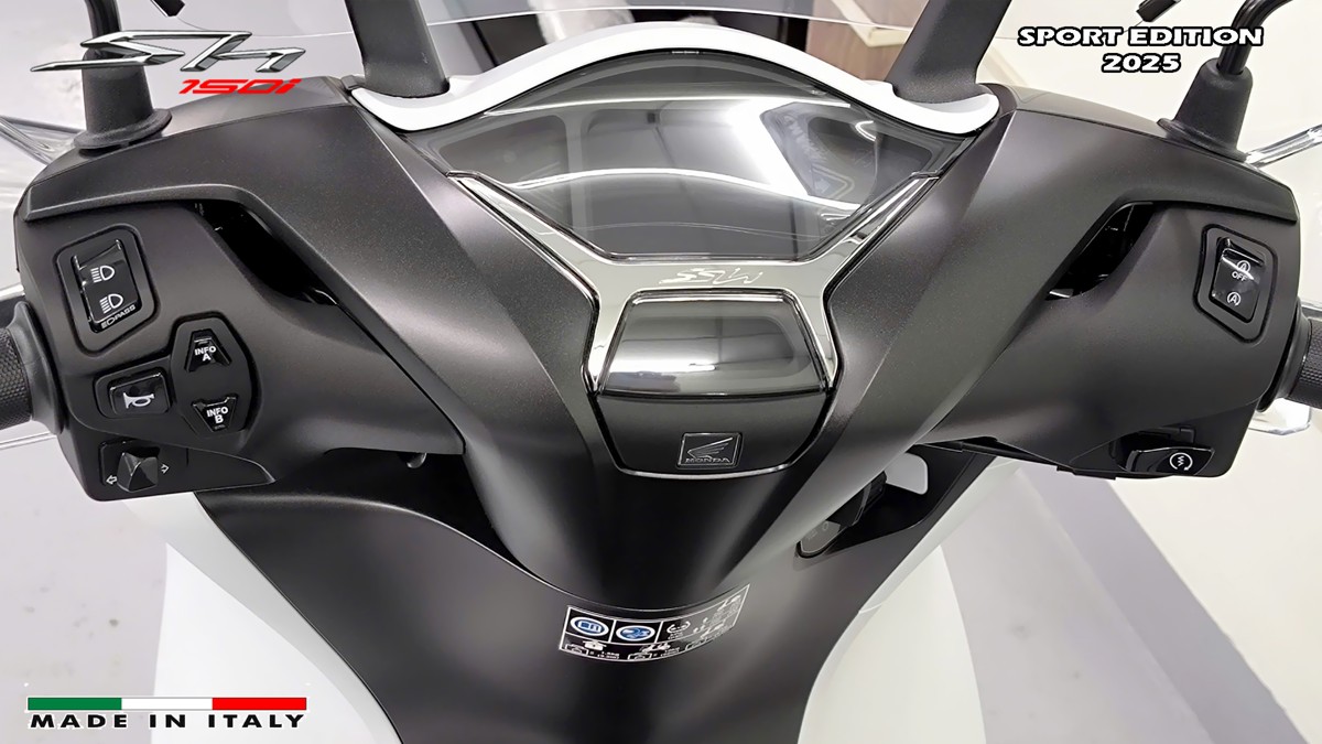Honda SH150i Sport Edition 2025 Trắng, Made In Italy, Nhập Chính Hãng tại Quảng Ngãi