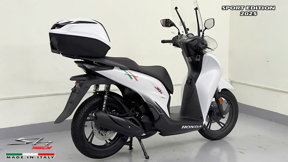 Honda SH150i Sport Edition 2025 Trắng, Made In Italy, Nhập Chính Hãng tại Quảng Ngãi