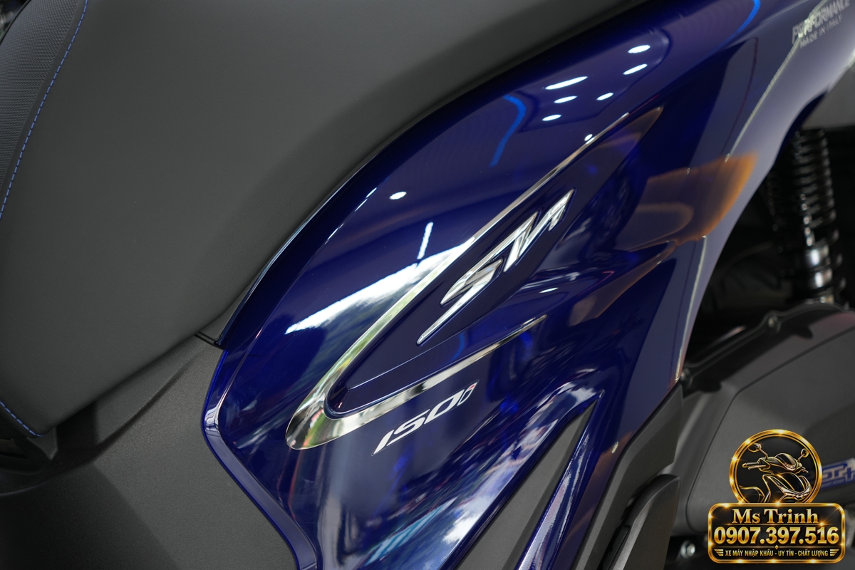 Honda SH150 Vetro Blue 2027 tại Quảng Ngãi - Xanh Sapphire trong suốt, nhập Ý sang trọng