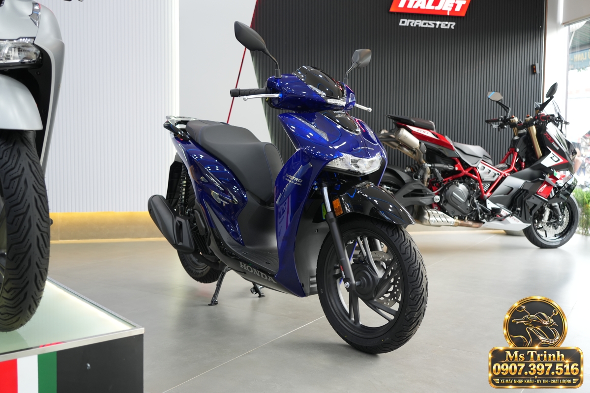 Honda SH150 Vetro Blue 2027 tại Quảng Ngãi - Xanh Sapphire trong suốt, nhập Ý sang trọng