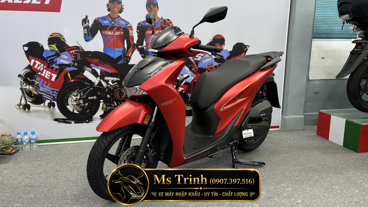 Honda SH150 Ý 2026 màu đỏ Sporty New Concept tại Quảng Ngãi: Giá trị khác biệt của một chiếc SH nhập khẩu