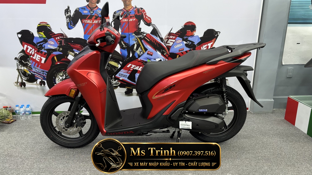 Honda SH150 Ý 2026 màu đỏ Sporty New Concept tại Quảng Ngãi: Giá trị khác biệt của một chiếc SH nhập khẩu