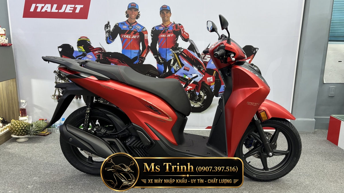 Honda SH150 Ý 2026 màu đỏ Sporty New Concept tại Quảng Ngãi: Giá trị khác biệt của một chiếc SH nhập khẩu