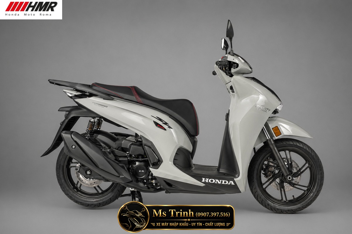 Honda SH350i nhập Ý 2026 tại Quảng Ngãi - SH350i Sporty Trắng Nhám, Xám Bóng Đẳng Cấp Chuẩn Ý