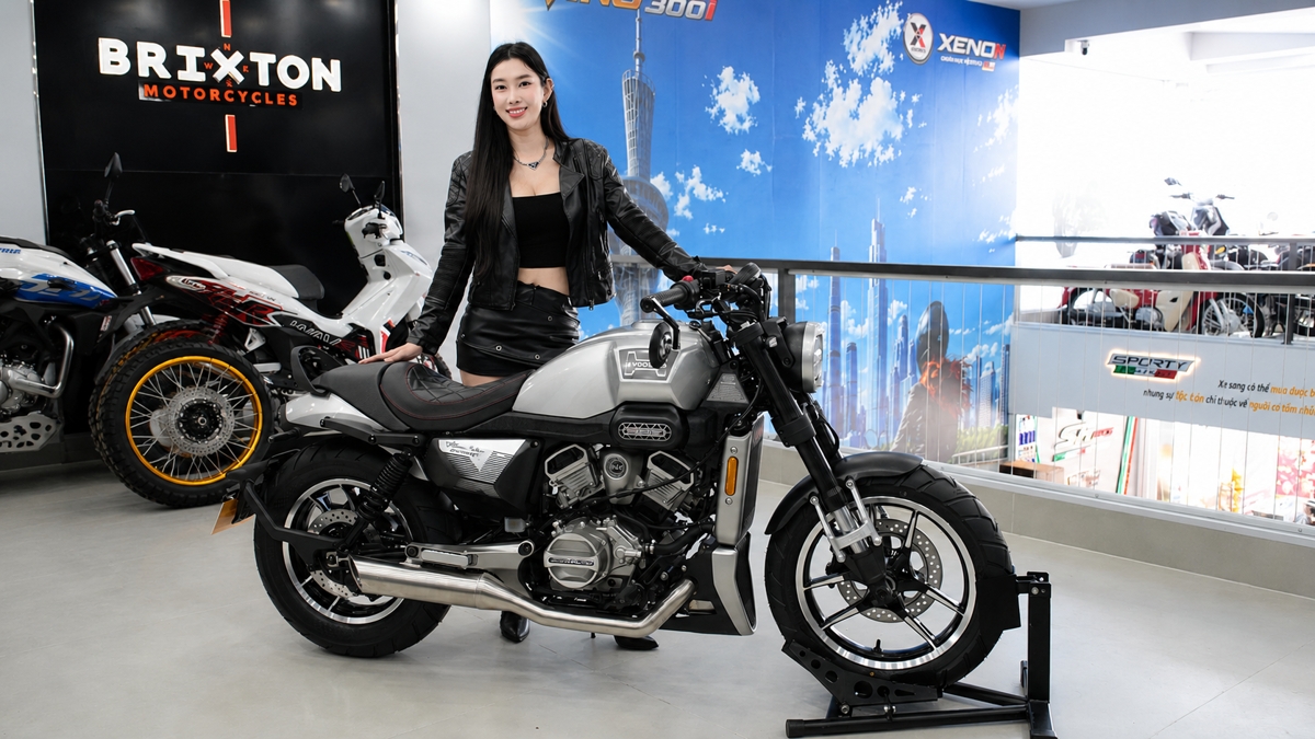 Hyosung GV350X tại Quảng Ngãi - Cruiser 350cc Phong Cách Mỹ Cơ Bắp, Cá Tính