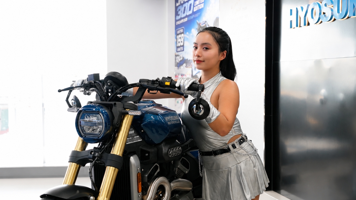 Hyosung GV350X tại Quảng Ngãi - Cruiser 350cc Phong Cách Mỹ Cơ Bắp, Cá Tính