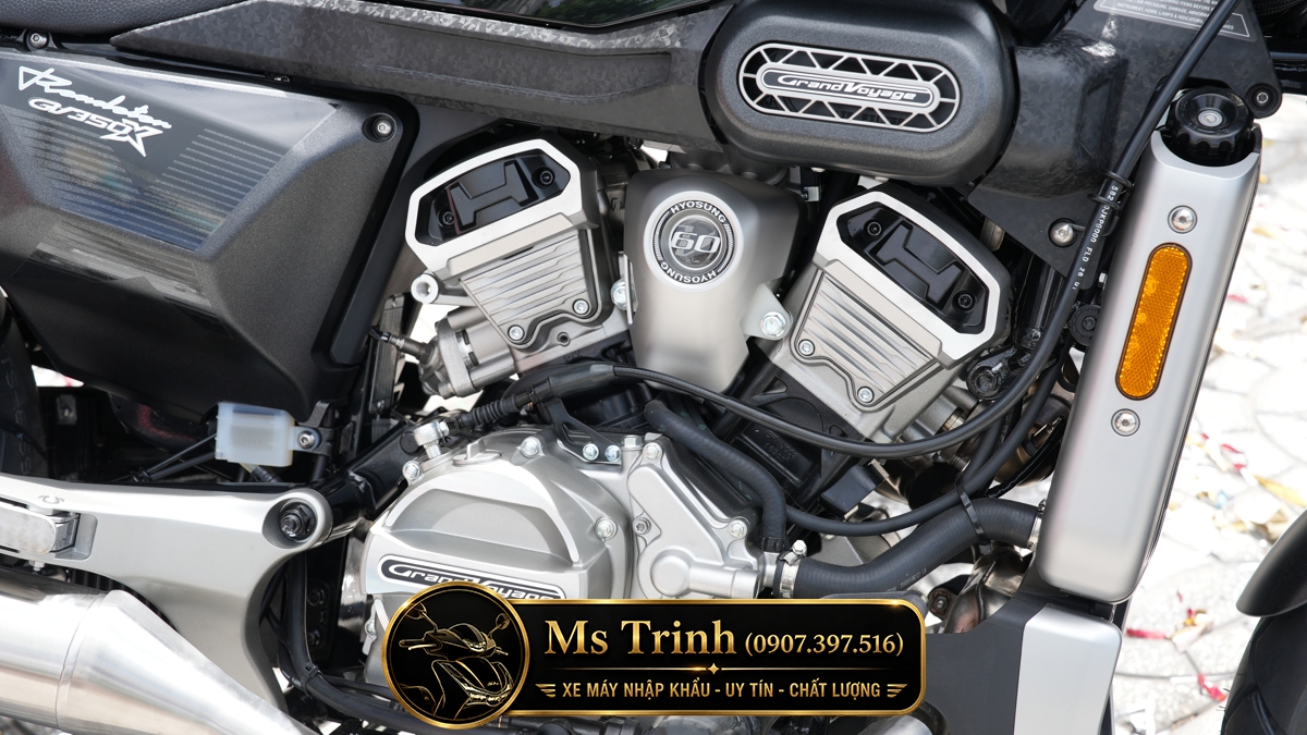 Hyosung GV350X tại Quảng Ngãi - Cruiser 350cc Phong Cách Mỹ Cơ Bắp, Cá Tính