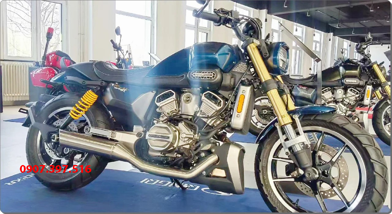 Hyosung GV350X tại Quảng Ngãi - Cruiser 350cc Phong Cách Mỹ Cơ Bắp, Cá Tính