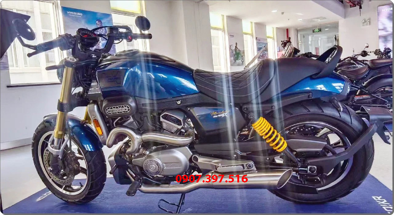 Hyosung GV350X tại Quảng Ngãi - Cruiser 350cc Phong Cách Mỹ Cơ Bắp, Cá Tính