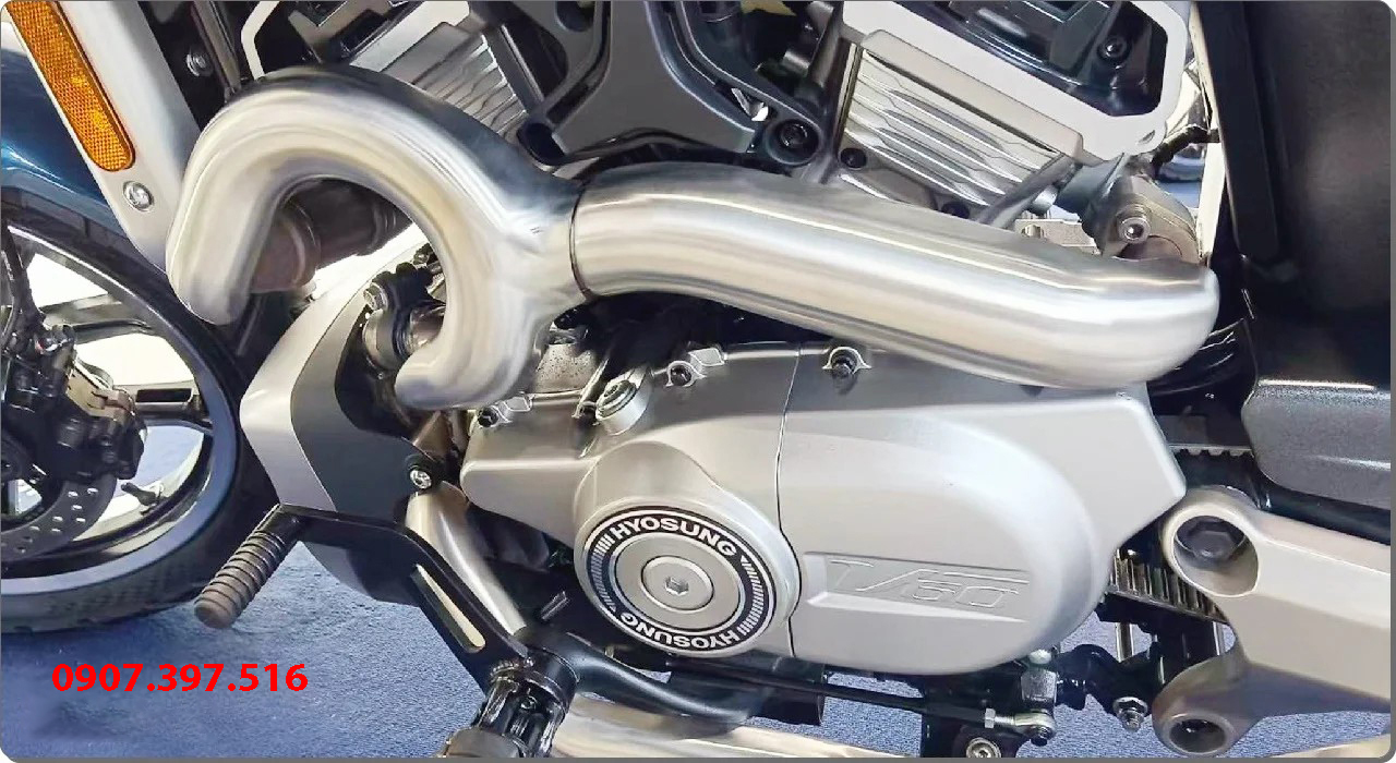 Hyosung GV350X tại Quảng Ngãi - Cruiser 350cc Phong Cách Mỹ Cơ Bắp, Cá Tính