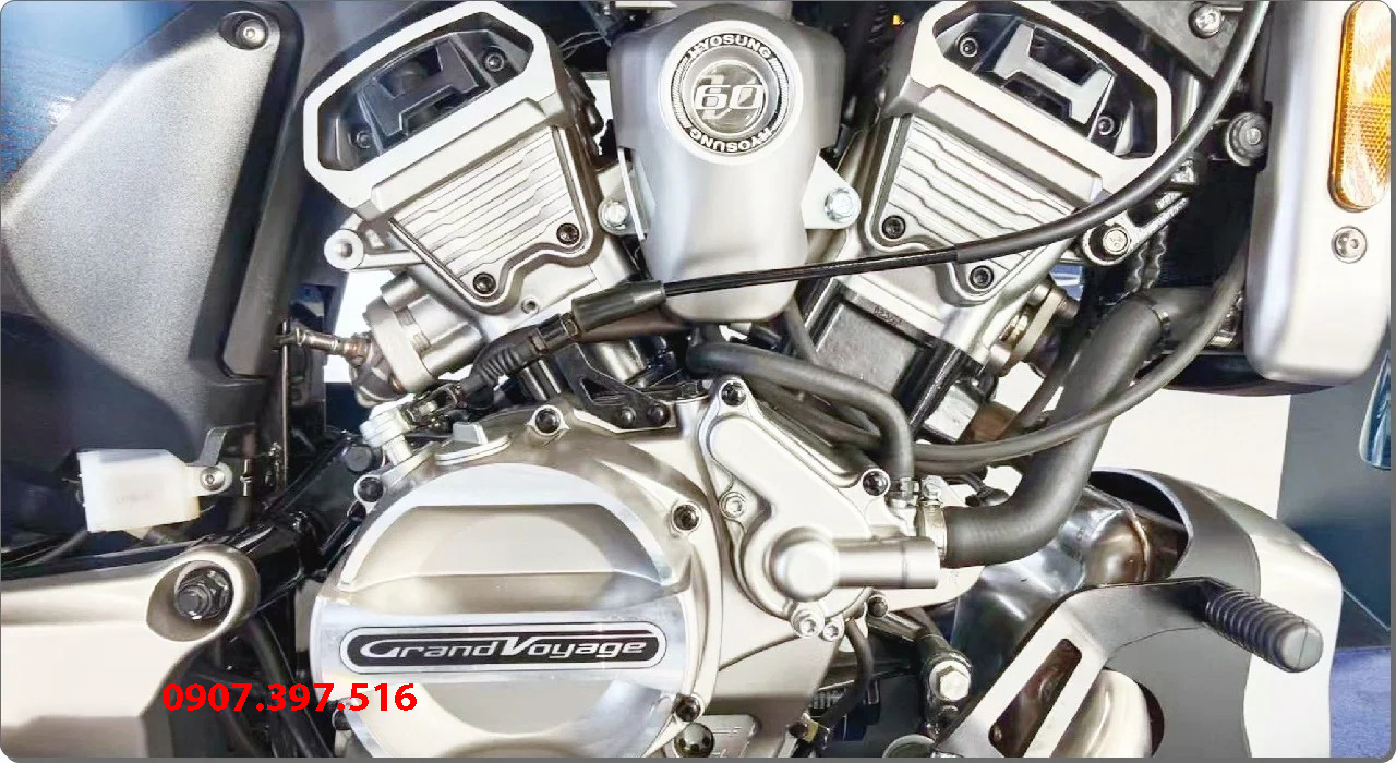 Hyosung GV350X tại Quảng Ngãi - Cruiser 350cc Phong Cách Mỹ Cơ Bắp, Cá Tính