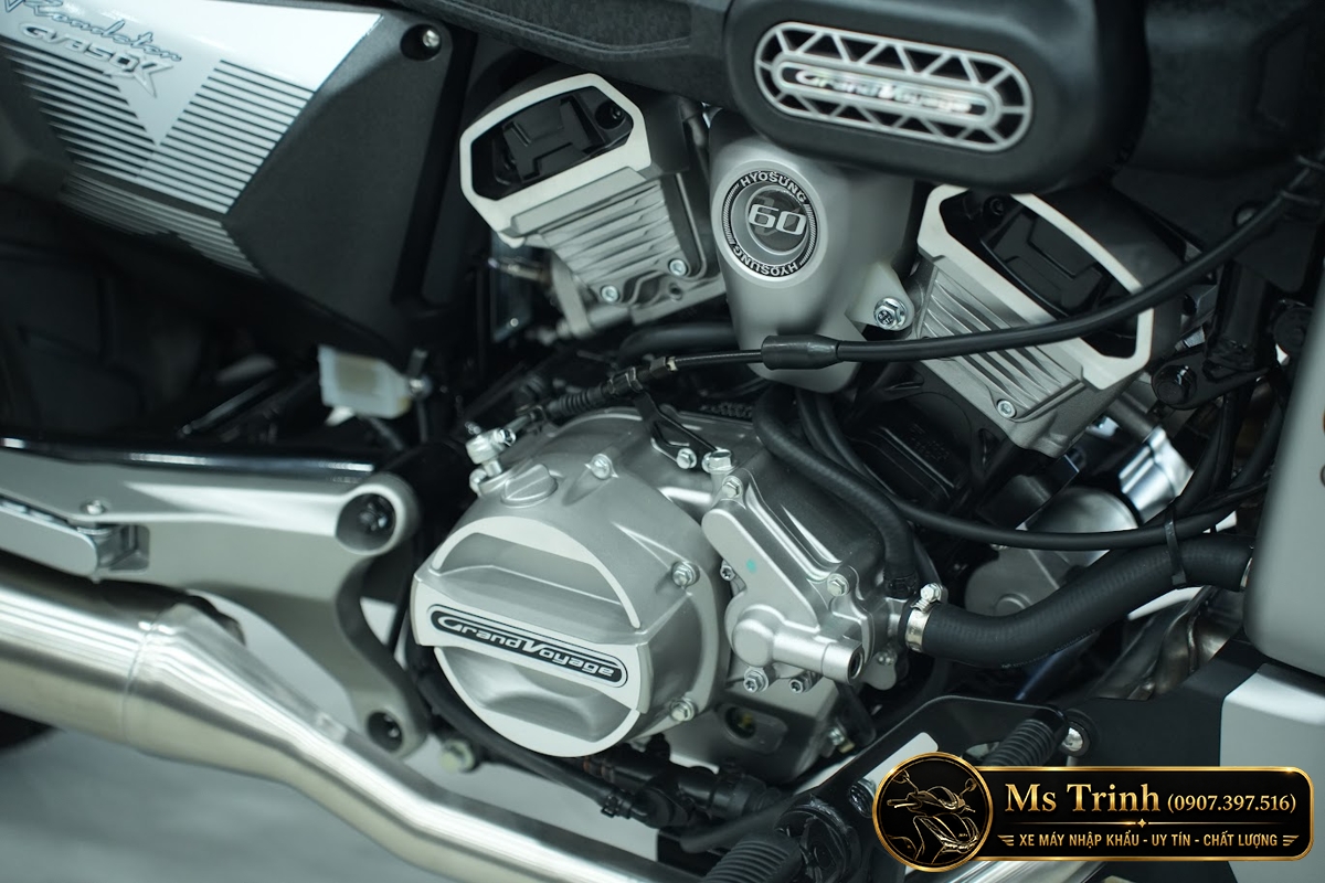 Hyosung GV350X tại Quảng Ngãi - Cruiser 350cc Phong Cách Mỹ Cơ Bắp, Cá Tính