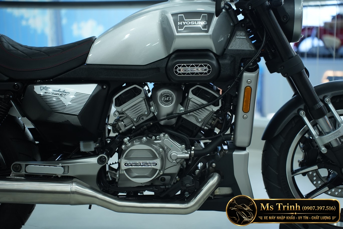Hyosung GV350X tại Quảng Ngãi - Cruiser 350cc Phong Cách Mỹ Cơ Bắp, Cá Tính