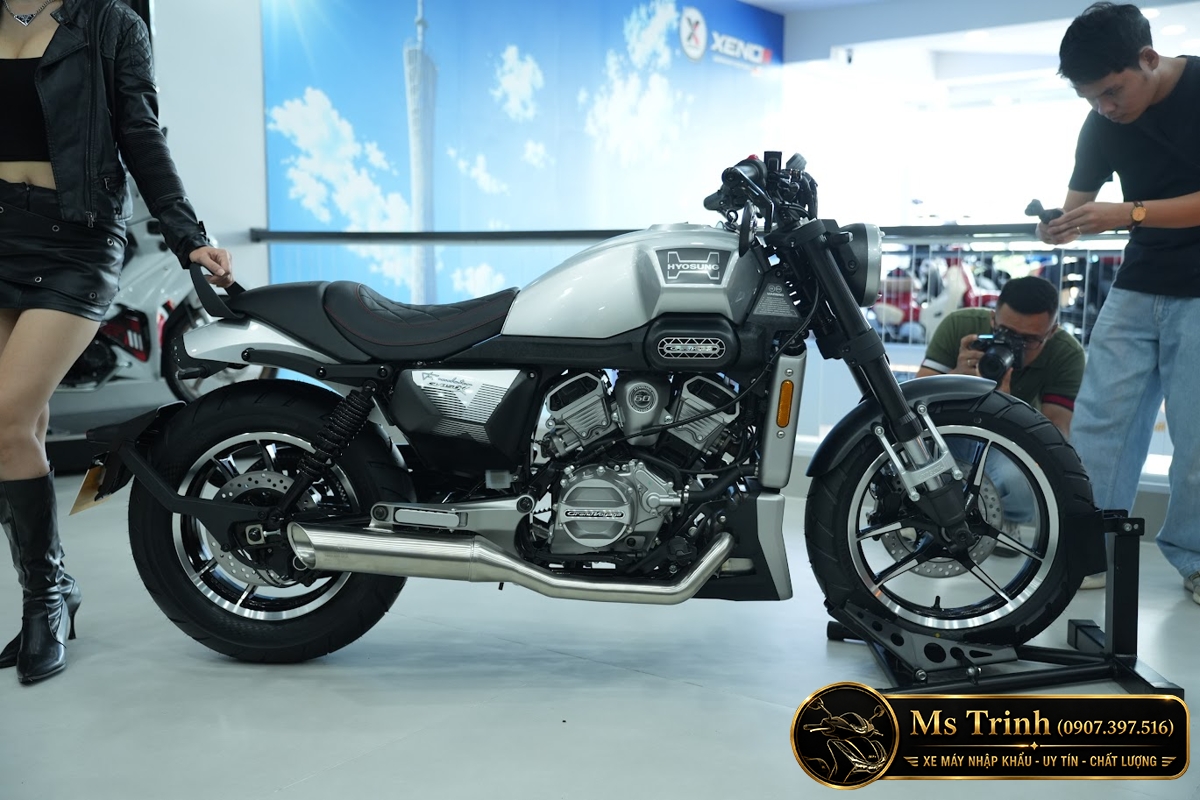 Hyosung GV350X tại Quảng Ngãi - Cruiser 350cc Phong Cách Mỹ Cơ Bắp, Cá Tính