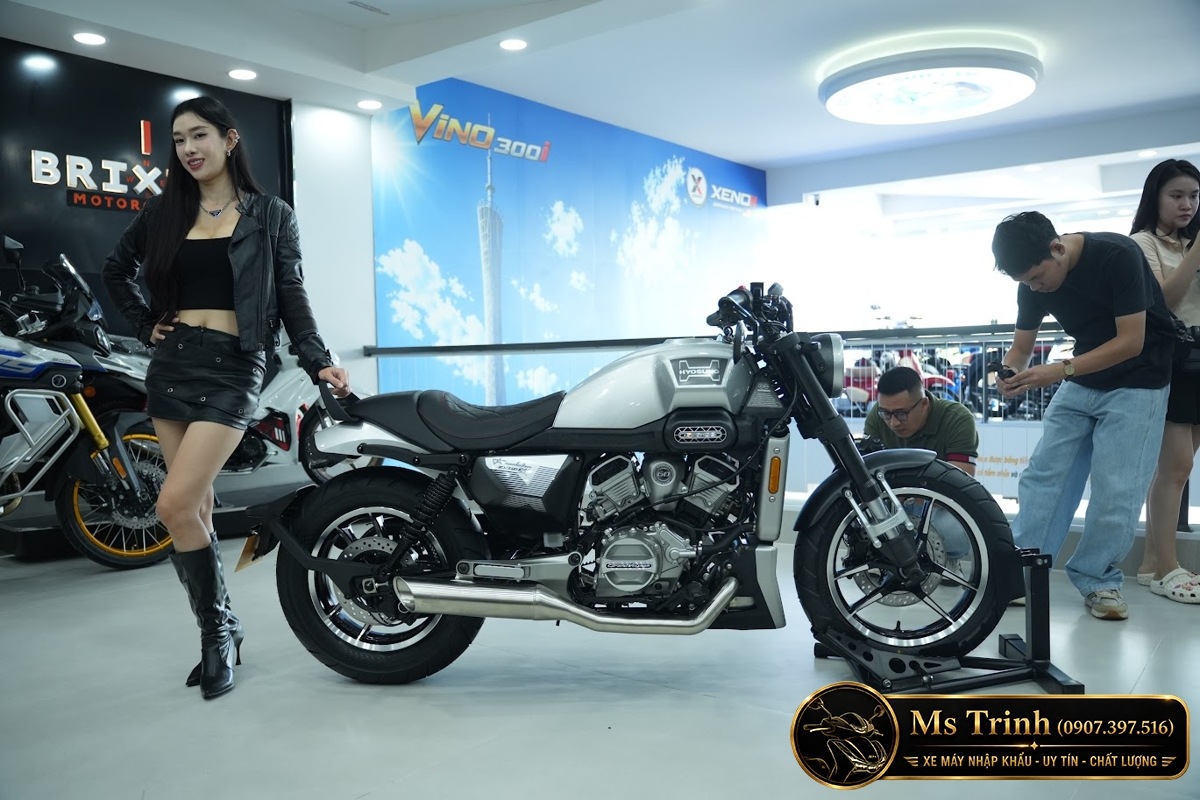 Hyosung GV350X tại Quảng Ngãi - Cruiser 350cc Phong Cách Mỹ Cơ Bắp, Cá Tính