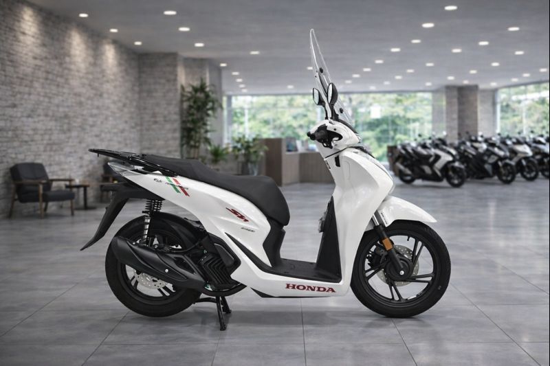 Honda SH150 trắng pha lê nhập Ý 2026 tại Quảng Ngãi - Sport Edition chính ngạch, chuẩn chất Ý