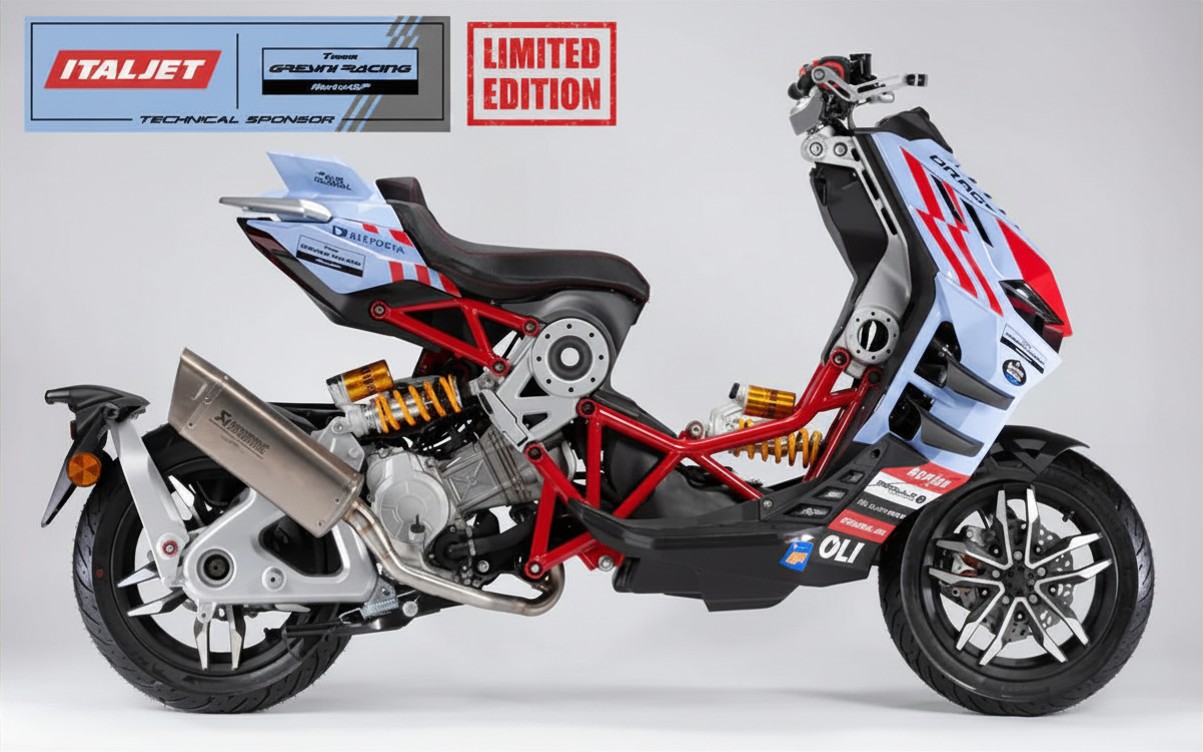 Italjet Dragster 300 Gresini Racing Tại Quảng Ngãi - Chiếc Scooter Ý Khiến Dân Chơi Xe Phải Ngoái Nhìn