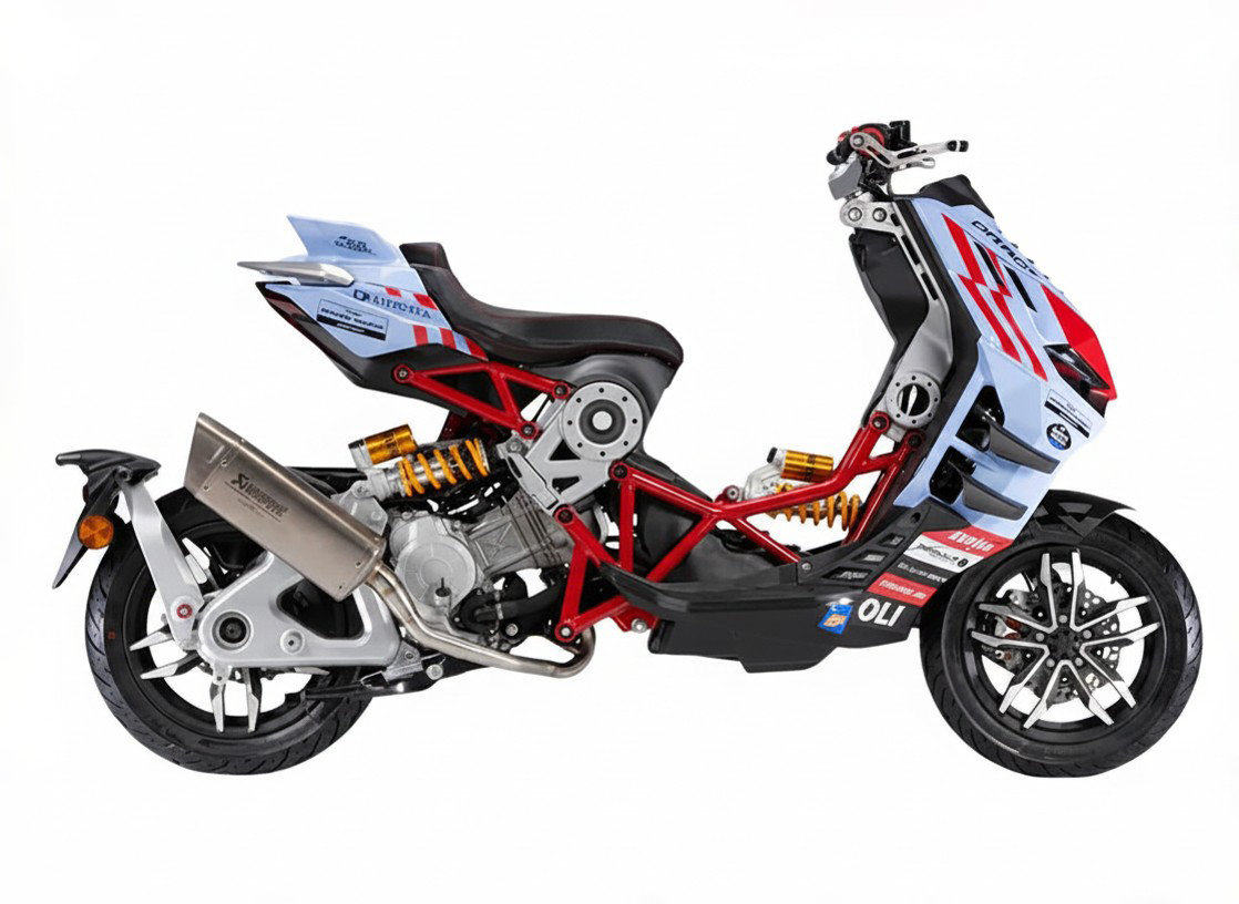 Italjet Dragster 300 Gresini Racing Tại Quảng Ngãi - Chiếc Scooter Ý Khiến Dân Chơi Xe Phải Ngoái Nhìn