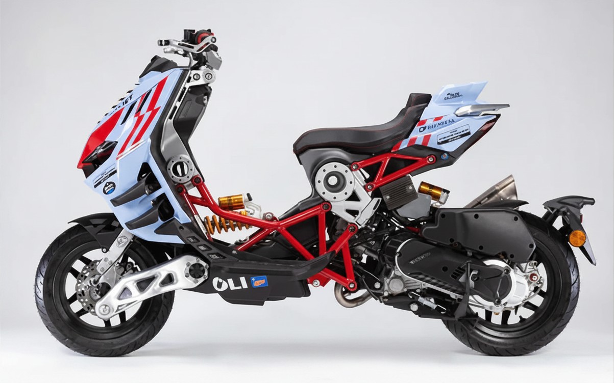 Italjet Dragster 300 Gresini Racing Tại Quảng Ngãi - Chiếc Scooter Ý Khiến Dân Chơi Xe Phải Ngoái Nhìn