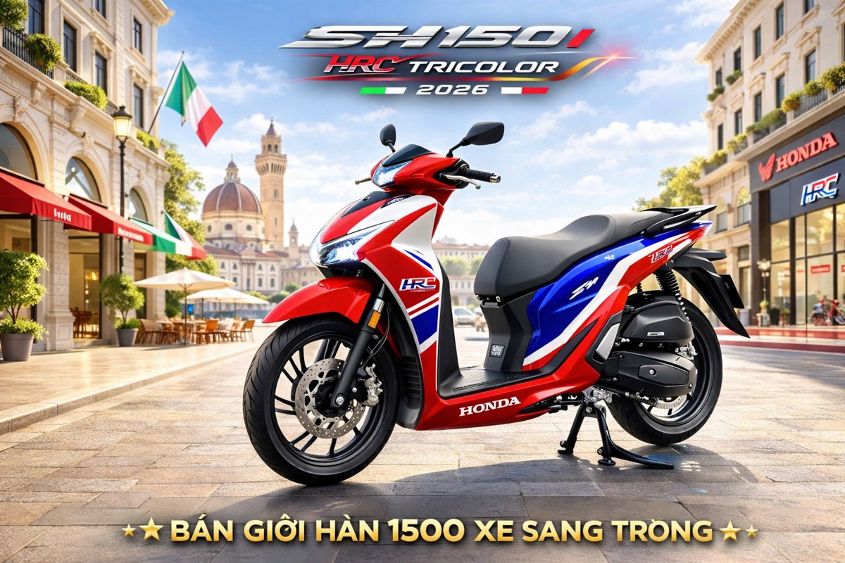 Honda Sh150 HRC 2026 Special Editon tại Quảng Ngãi - Siêu phẩm SH Ý giới hạn 500 xe toàn cầu